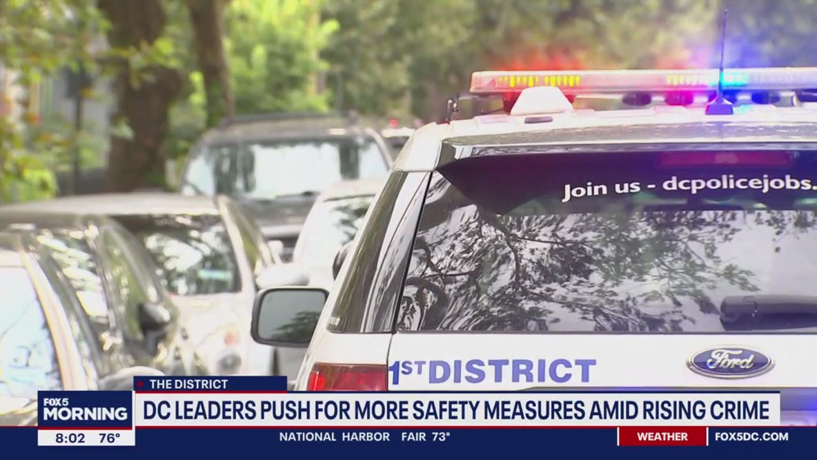 DC leaders push for more safety measures amid rising crime